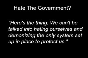 Hate the government 1