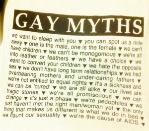 Gay Myths Busted
